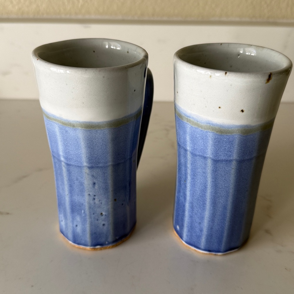 Vintage Chappelle Pottery Mugs Set of 2 Signed - Picture 8 of 13